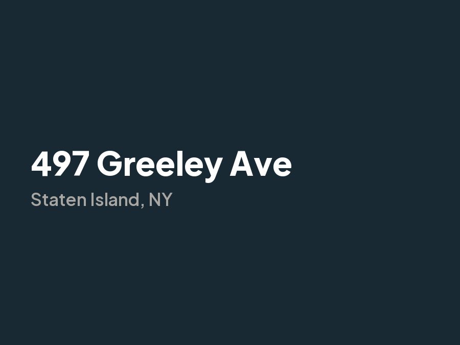 497 Greeley Ave, Staten Island, NY