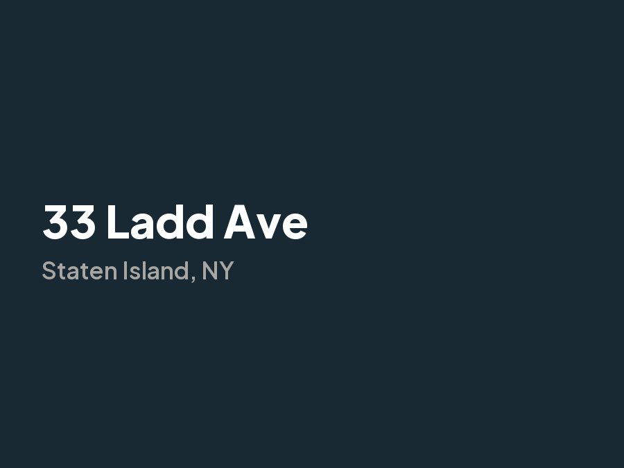 33 Ladd Ave, Staten Island, NY
